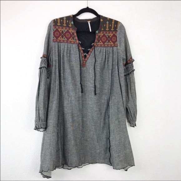 Free People Ties to Florence Embroidered Dress - Picture 2 of 7